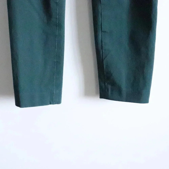 Aritzia Babaton Ellis Size 6 Green Women's Straight Leg Ankle Trouser Pants - Picture 8 of 14